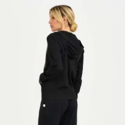 Vuori Women's Halo Performance Hoodie - Black Heather -Optimal Sportswear Store VW201HBK 3 4e7cc557 6b8c 45a8 9b18 ec2c31078bad 1200x crop center jpg