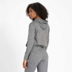 Vuori Women's Halo Performance Hoodie - Heather Grey -Optimal Sportswear Store VW201HTG 3 1200x crop center jpg