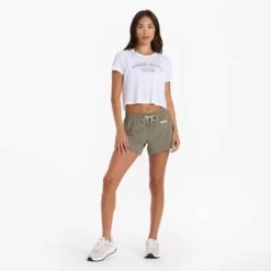 Vuori Women's Clementine 4" Short 2.0 - Light Oregano -Optimal Sportswear Store VW3004LOR 00125 1200x crop center.jpg 1