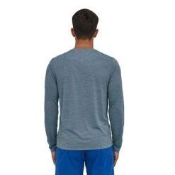 Patagonia Men's Long-Sleeved Capilene Cool Daily Graphic Shirt - Line Logo Ridge Stripe: Light Plume Grey X-Dye 7 Patagonia Men's Long-Sleeved Capilene Cool Daily Graphic Shirt - Line Logo Ridge Stripe: Light Plume Grey X-Dye -Optimal Sportswear Store WBS22 45190 LIPX MK2 1