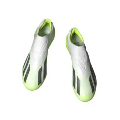 ADIDAS Unisex X Crazyfast .1 Laceless FG Soccer Cleat - Cloud White / Core Black / Lucid Lemon - Regular (D) 7 ADIDAS Unisex X Crazyfast .1 Laceless FG Soccer Cleat - Cloud White / Core Black / Lucid Lemon - Regular (D) -Optimal Sportswear Store X CRAZYFAST.1 LL FG White GY7378 HM5