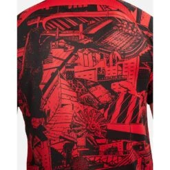 Nike Men's Athletico Madrid Pre-Match Short Sleeve - Sport Red -Optimal Sportswear Store atletico madrid mens dri fit pre match soccer top dF7PQ6 2