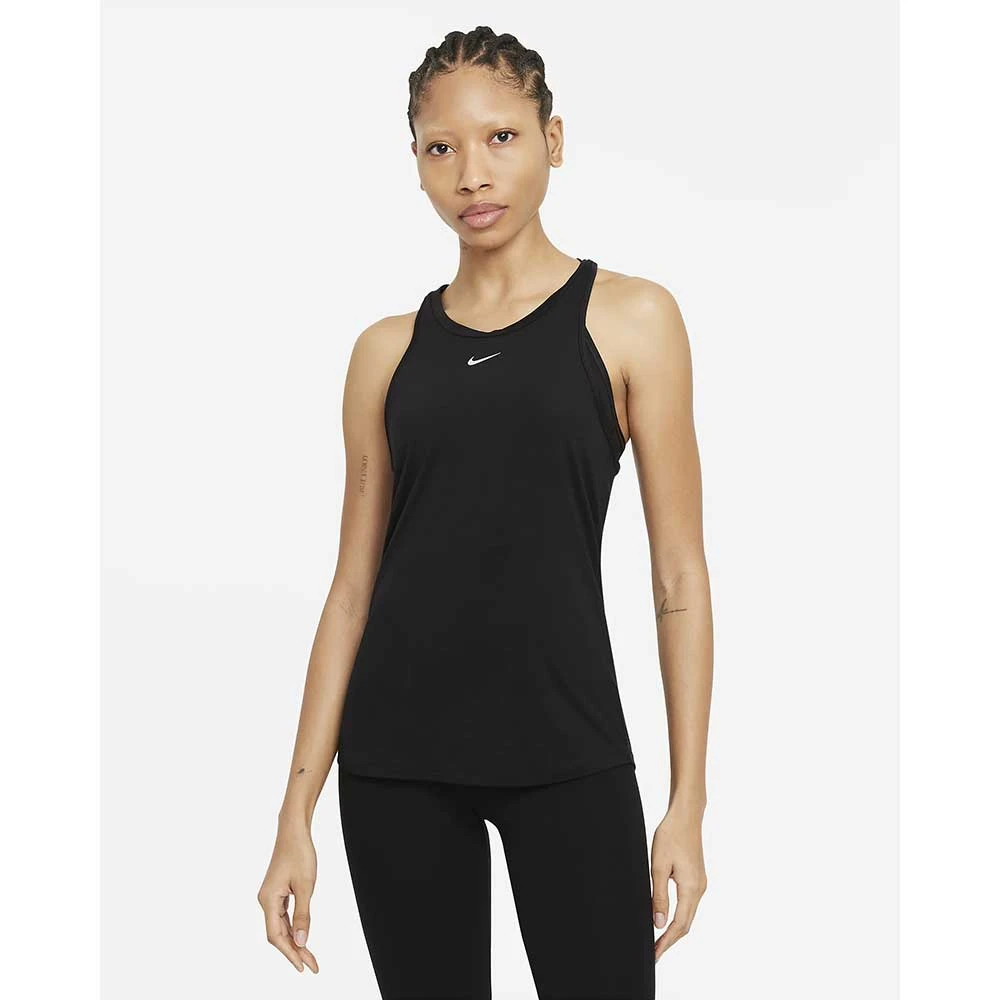 Women's Nike Dri-Fit One Luxe Slim Fit Tank- Black 3 Women's Nike Dri-Fit One Luxe Slim Fit Tank- Black