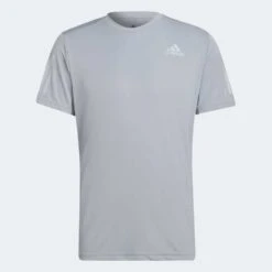ADIDAS Men's Own The Run Tee - Halo Silver