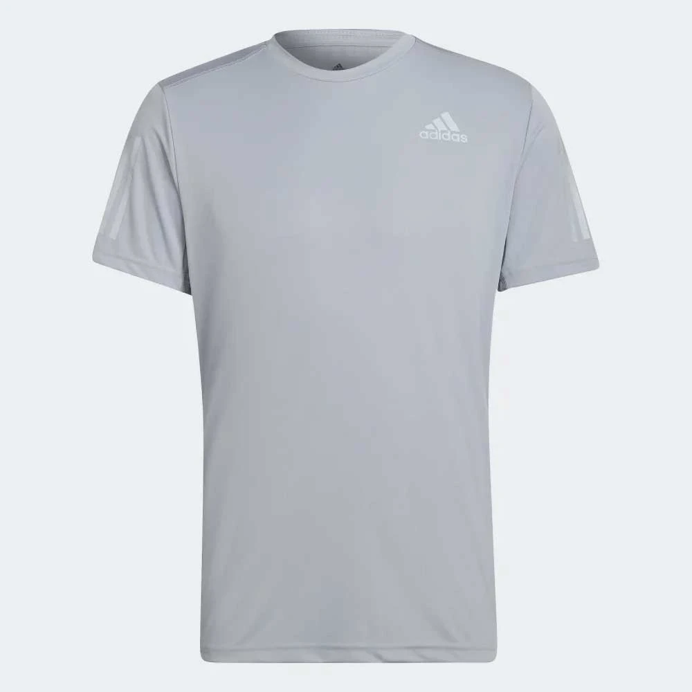 ADIDAS Men's Own The Run Tee - Halo Silver 3 ADIDAS Men's Own The Run Tee - Halo Silver
