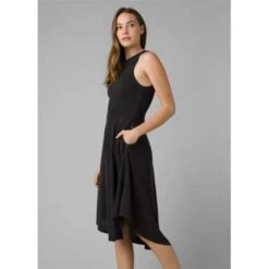 Prana Women's Cozy Up Bayjour Dress - Black -Optimal Sportswear Store cozy u dress 3