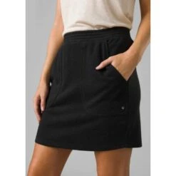 Prana Women's Cozy Up Sport Skirt - Black 10 Prana Women's Cozy Up Sport Skirt - Black -Optimal Sportswear Store cozy up skirt 3