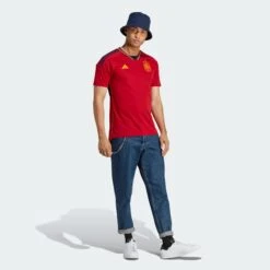 ADIDAS Men's Spain 2022 Home Jersey - Team Powder Red 11 ADIDAS Men's Spain 2022 Home Jersey - Team Powder Red -Optimal Sportswear Store d42f19480dd04285a98faea6010e9640 9366