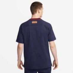 Nike Men's Paris Saint-Germain Travel Short Sleeve Soccer Top - Blackened Blue/Team Red/Gold Suede -Optimal Sportswear Store download 20 f282d37b f984 4e62 b50f 99125113dbf4