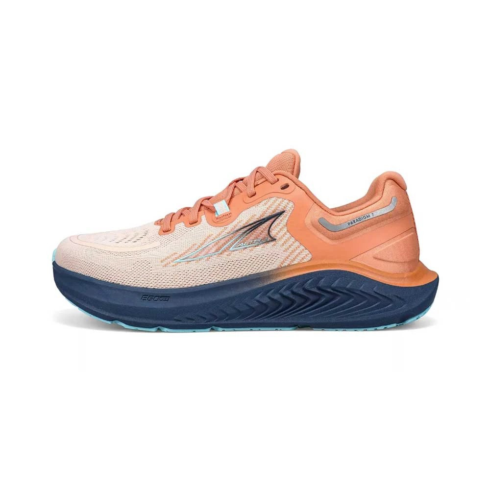 Altra Women's Paradigm 7 Running Shoe- Navy/Coral - Regular (B) 5 Altra Women's Paradigm 7 Running Shoe- Navy/Coral - Regular (B) - Image 3
