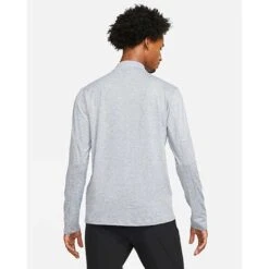 Men's Nike DriFIT Element 1/2 Zip Running Top - Smoke Grey/Grey Fog/Reflective Silver -Optimal Sportswear Store dri fit element mens 1 4 zip running top q04tXT 1
