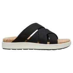Keen Women's Elle Mixed Slide - Black/Birch - Regular (B)