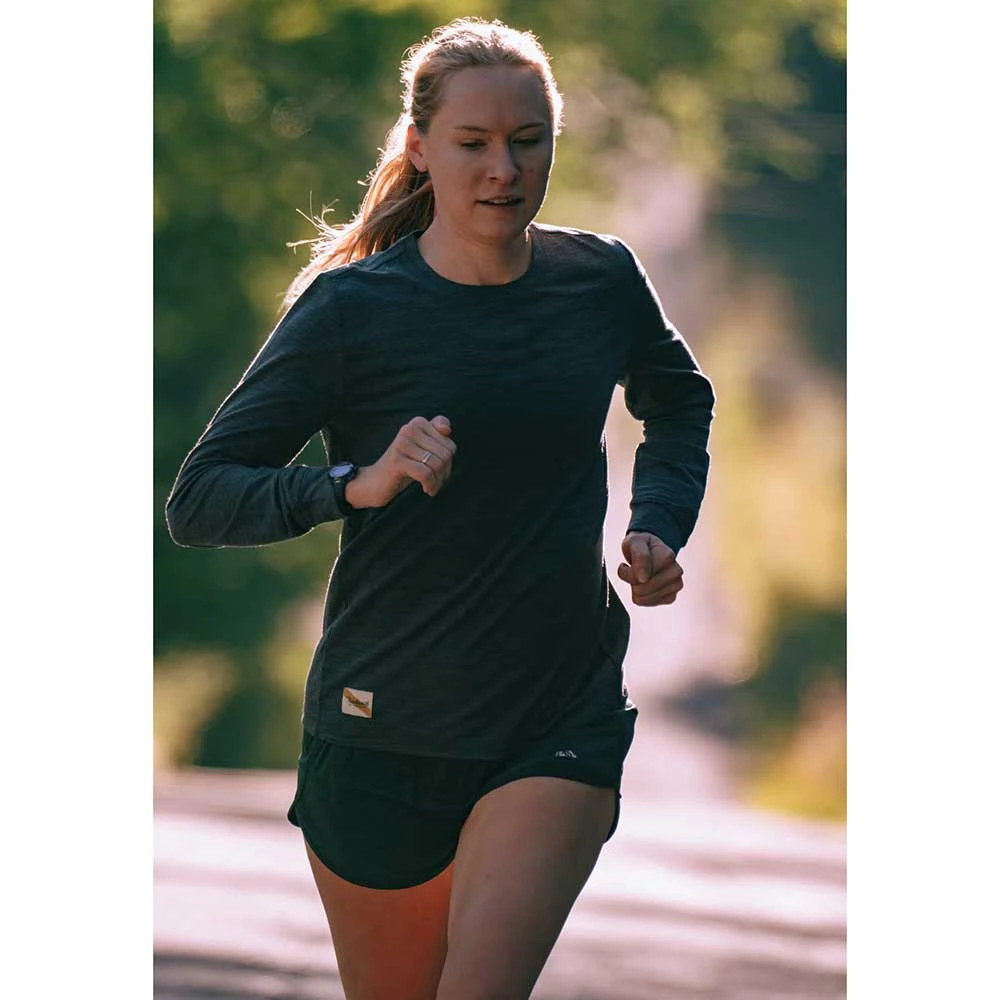 Women's Harrier Long Sleeve - Dark Gray Heather 4 Women's Harrier Long Sleeve - Dark Gray Heather - Image 2