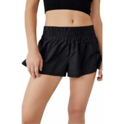 Women's Get Your Flirt On Shorts - Black -Optimal Sportswear Store fb077f68 c426 4622 9d4d 7a93b5386d5e