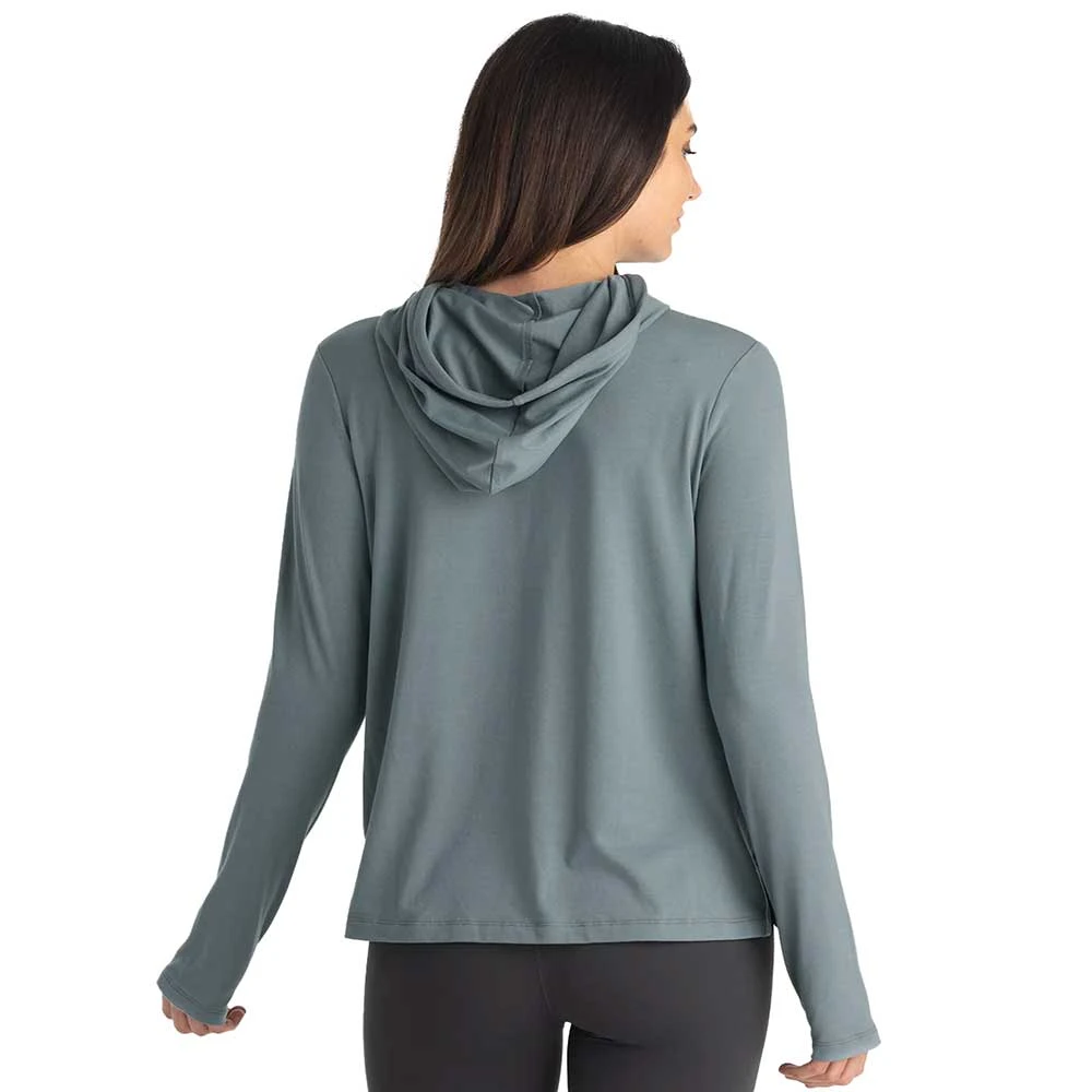 Women's Bamboo Flex Hoodie - Stormy Sea 4 Women's Bamboo Flex Hoodie - Stormy Sea - Image 2