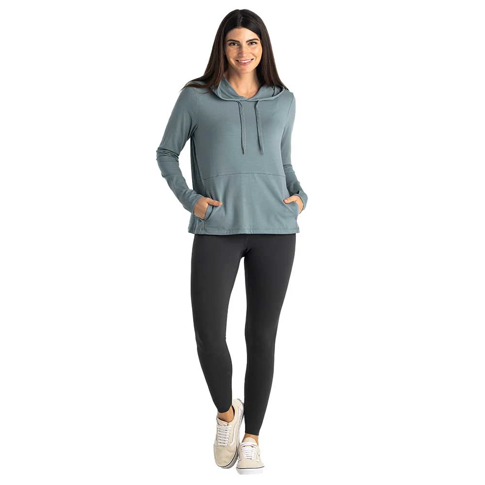 Women's Bamboo Flex Hoodie - Stormy Sea 5 Women's Bamboo Flex Hoodie - Stormy Sea - Image 3