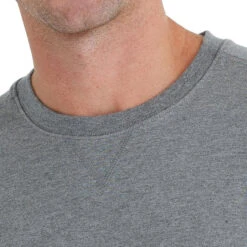 Men's Bamboo Heritage Fleece Crew - Heather Graphite -Optimal Sportswear Store heritage fleece crew heather graphite men top 3 600x 1