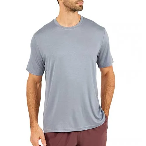 Men's Bamboo Motion Tee - Slate 3 Men's Bamboo Motion Tee - Slate