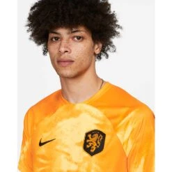 Men's Nike Netherlands 2022/23 DF Stadium Home Jersey - Laser Orange/Black -Optimal Sportswear Store netherlands 2022 23 stadium home mens dri fit soccer jersey bhRJHF