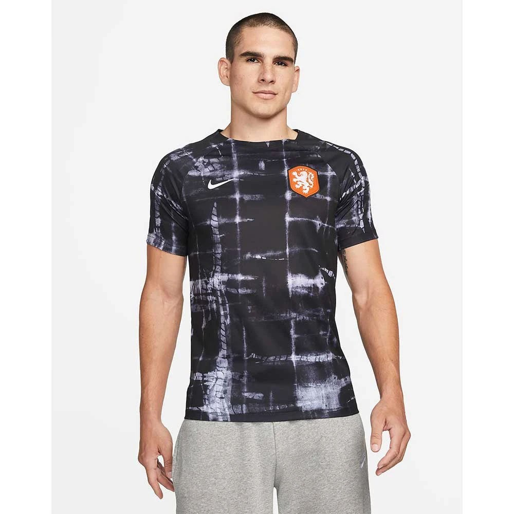 Men's Nike Netherlands DF PM Top - Black/Black 4 Men's Nike Netherlands DF PM Top - Black/Black - Image 2