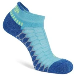 Balega Silver No Show Tab Running Socks - Cobalt