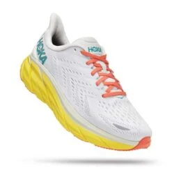 Hoka Men's Clifton 8 Running Shoe - Blanc De Blanc/Illuminating— Regular (D) 9 Hoka Men's Clifton 8 Running Shoe - Blanc De Blanc/Illuminating— Regular (D) -Optimal Sportswear Store opplanet hoka one one clifton 8 road running shoes mens blanc de blanc illuminating 16d 1119393 bdbi 16d main