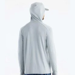 Men's Bamboo Shade Hoodie - Heather Aspen Grey -Optimal Sportswear Store shade hoody heather aspen grey men 3