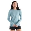 Women's Bamboo Shade Long Sleeve II Top - Ocean Mist 2 Women's Bamboo Shade Long Sleeve II Top - Ocean Mist -Optimal Sportswear Store shade long sleeve ocean mist women 1