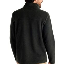 Men's Bamboo Sherpa Fleece Quarter Zip - Onyx -Optimal Sportswear Store sherpa fleece quarter zip onyx men top 2 600x e9114d45 b937 40bc bae2 7a84f67bf4dc