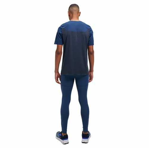 On Running Men's Performance-T - Denim/Navy 4 On Running Men's Performance-T - Denim/Navy - Image 2
