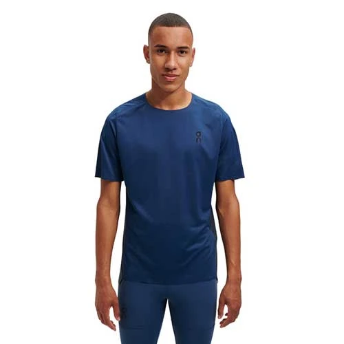 On Running Men's Performance-T - Denim/Navy 3 On Running Men's Performance-T - Denim/Navy