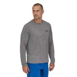 Patagonia Men's Long Sleeved Cap Cool Daily Graphic Shirt - '73 Skyline: Feather Grey 11 Patagonia Men's Long Sleeved Cap Cool Daily Graphic Shirt - '73 Skyline: Feather Grey -Optimal Sportswear Store webimage 10681BB2 C546 4242 A9BF25ADED03578F