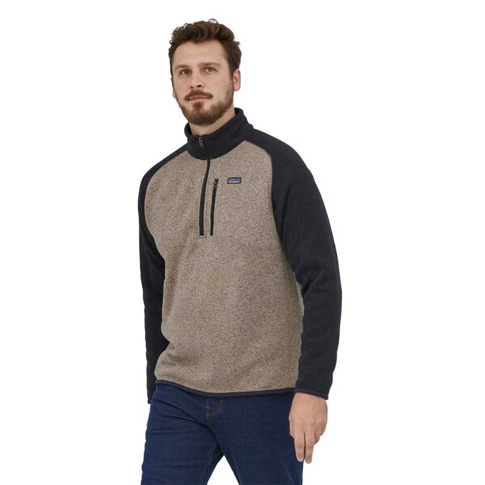 Patagonia Men's Better Sweater 1/4 Zip - Oar Tan 4 Patagonia Men's Better Sweater 1/4 Zip - Oar Tan - Image 2