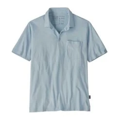 Patagonia Men's Cotton In Conversion Lightweight Polo - Steam Blue
