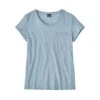 Patagonia Women's Mainstay Tee - Steam Blue -Optimal Sportswear Store webimage 1F3A879E EA8B 417E 853B9F2277B9081F