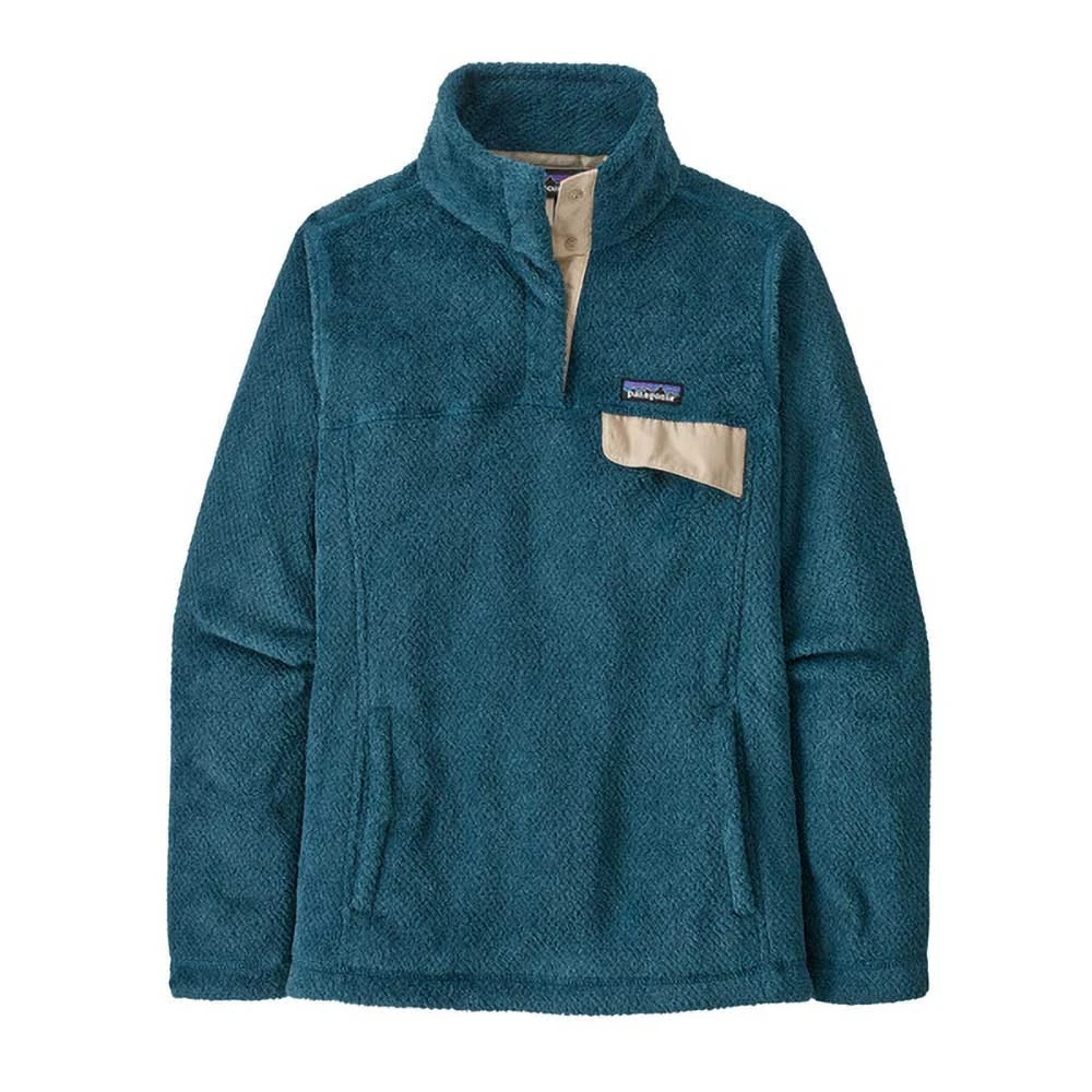 Patagonia Women's Re-Tool Snap-T Pullover - Wavy Blue 3 Patagonia Women's Re-Tool Snap-T Pullover - Wavy Blue