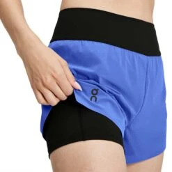 On Running Women's Running Short - Cobalt/Black -Optimal Sportswear Store webimage 68F534BE 9B56 4FFF B9720A78DFE67812