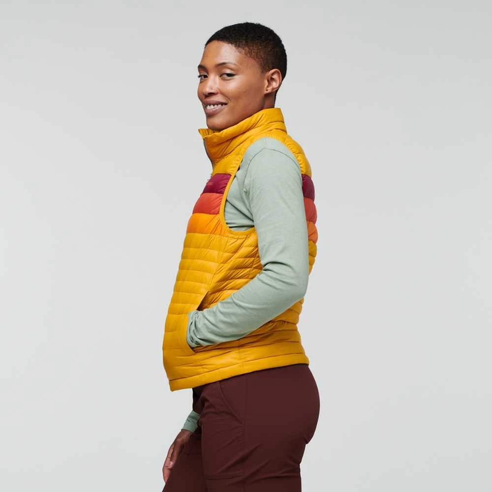 Cotopaxi Women's Fuego Down Vest - Amber Stripes 6 Cotopaxi Women's Fuego Down Vest - Amber Stripes - Image 4