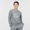 Cotopaxi Women's Do Good Crew Sweatshirt - Heather Grey -Optimal Sportswear Store webimage 89FEE82F 8E70 4BA9 8769D6F3C86BCEA7