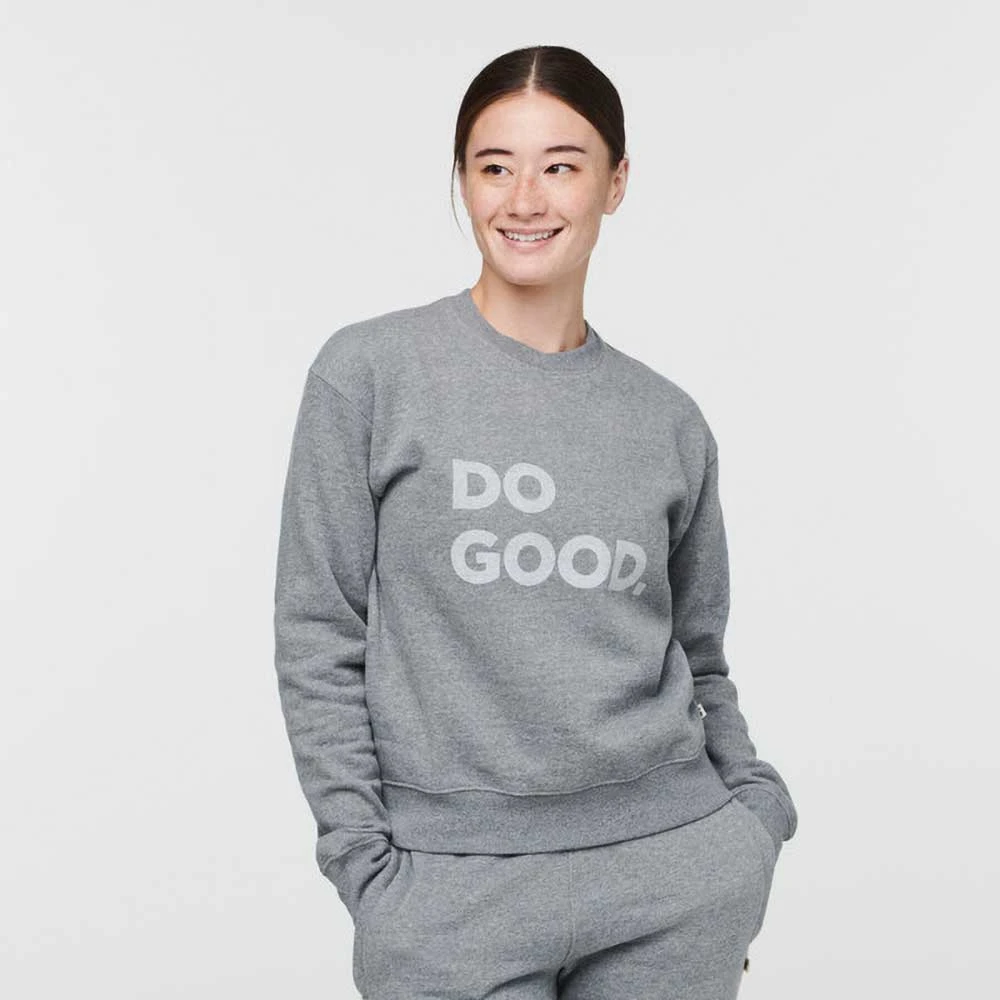 Cotopaxi Women's Do Good Crew Sweatshirt - Heather Grey 3 Cotopaxi Women's Do Good Crew Sweatshirt - Heather Grey