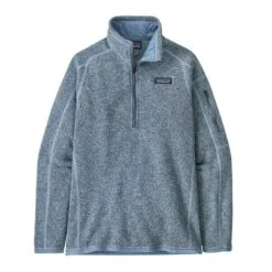 Patagonia Women's Better Sweater 1/4 Zip - Steam Blue