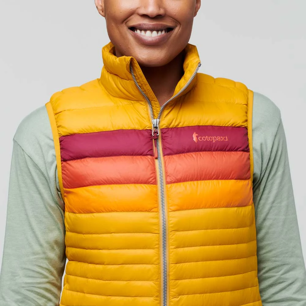 Cotopaxi Women's Fuego Down Vest - Amber Stripes 8 Cotopaxi Women's Fuego Down Vest - Amber Stripes - Image 6