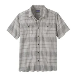 Patagonia Men's Back Step Shirt - Shore Plaid: Salt Grey