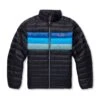 Cotopaxi Men's Fuego Down Jacket - Black/Pacific Stripes